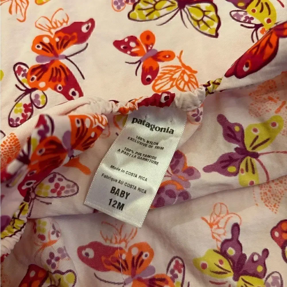 Patagonia Butterfly Baggies Pink Dress